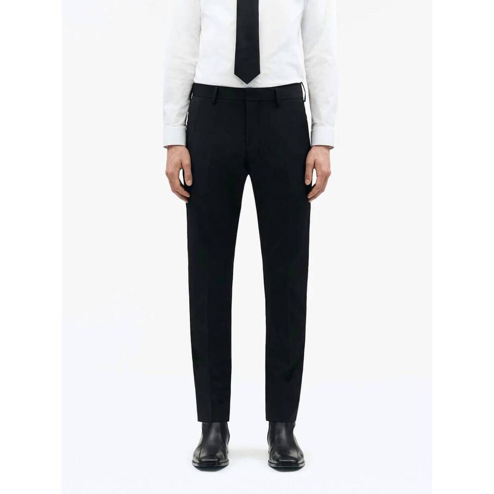 NEW TIGER OF SWEDEN tenutas slim straight trousers in black